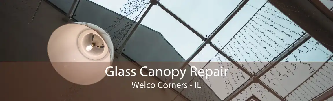 Glass Canopy Repair Welco Corners - IL